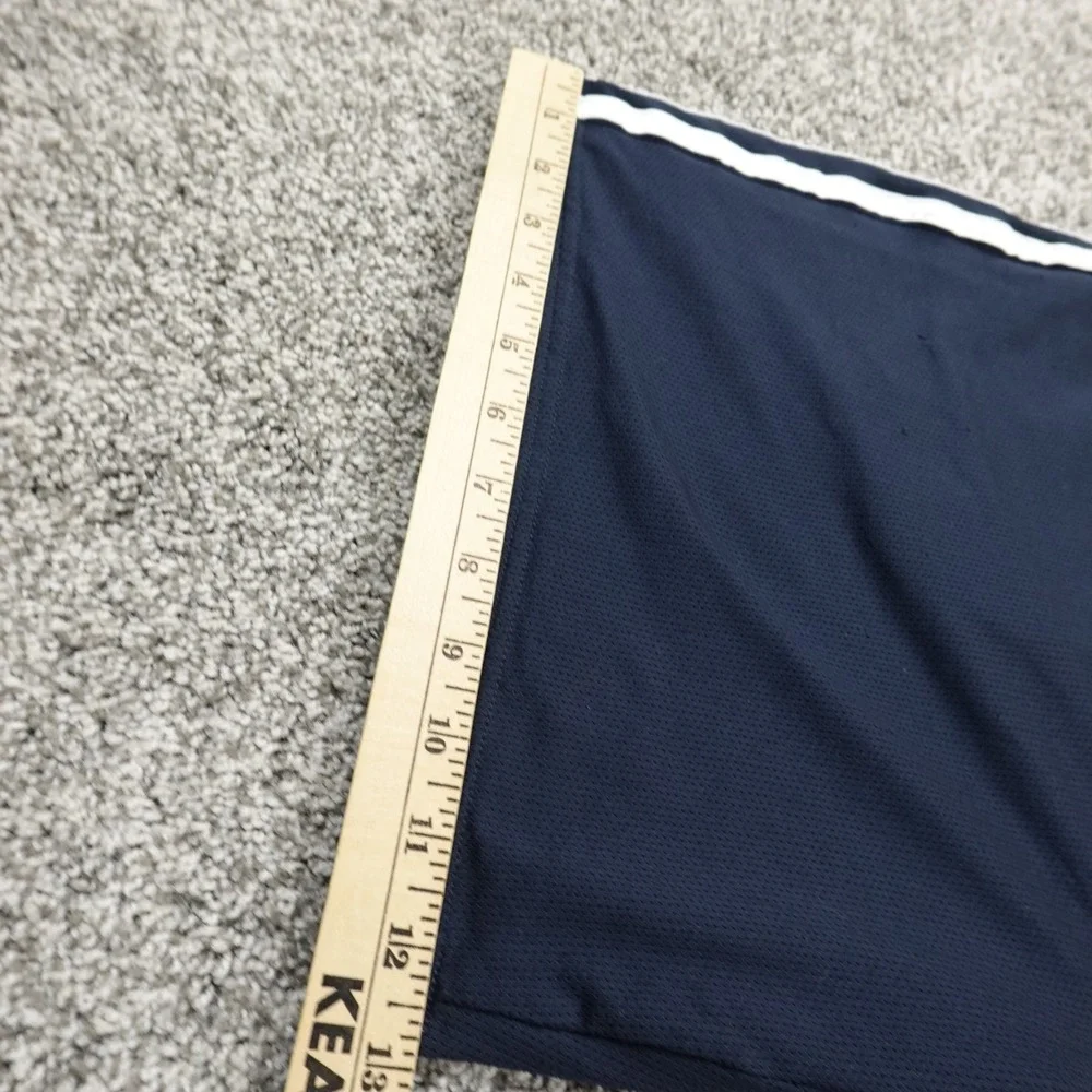 Adidas Shorts Mens M Blue Drawstring Soccer Track Basketball Gym Running Y2K 00s